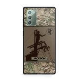 Personalized Lineman Camo 3D Printed Phonecase OCT22-HY31