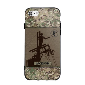 Personalized Lineman Camo 3D Printed Phonecase OCT22-HY31