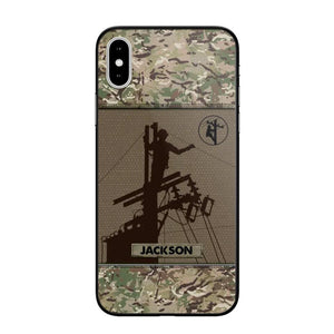 Personalized Lineman Camo 3D Printed Phonecase OCT22-HY31