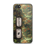 Personalized German Solider/ Veteran Camo Rank 3D Printed Phonecase 22NOV-DT11