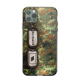 Personalized German Solider/ Veteran Camo Rank 3D Printed Phonecase 22NOV-DT11