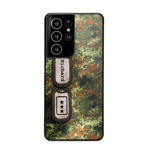 Personalized Sweden Solider/ Veteran Camo Rank 3D Printed Phonecase 22NOV-DT11