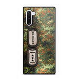 Personalized Sweden Solider/ Veteran Camo Rank 3D Printed Phonecase 22NOV-DT11