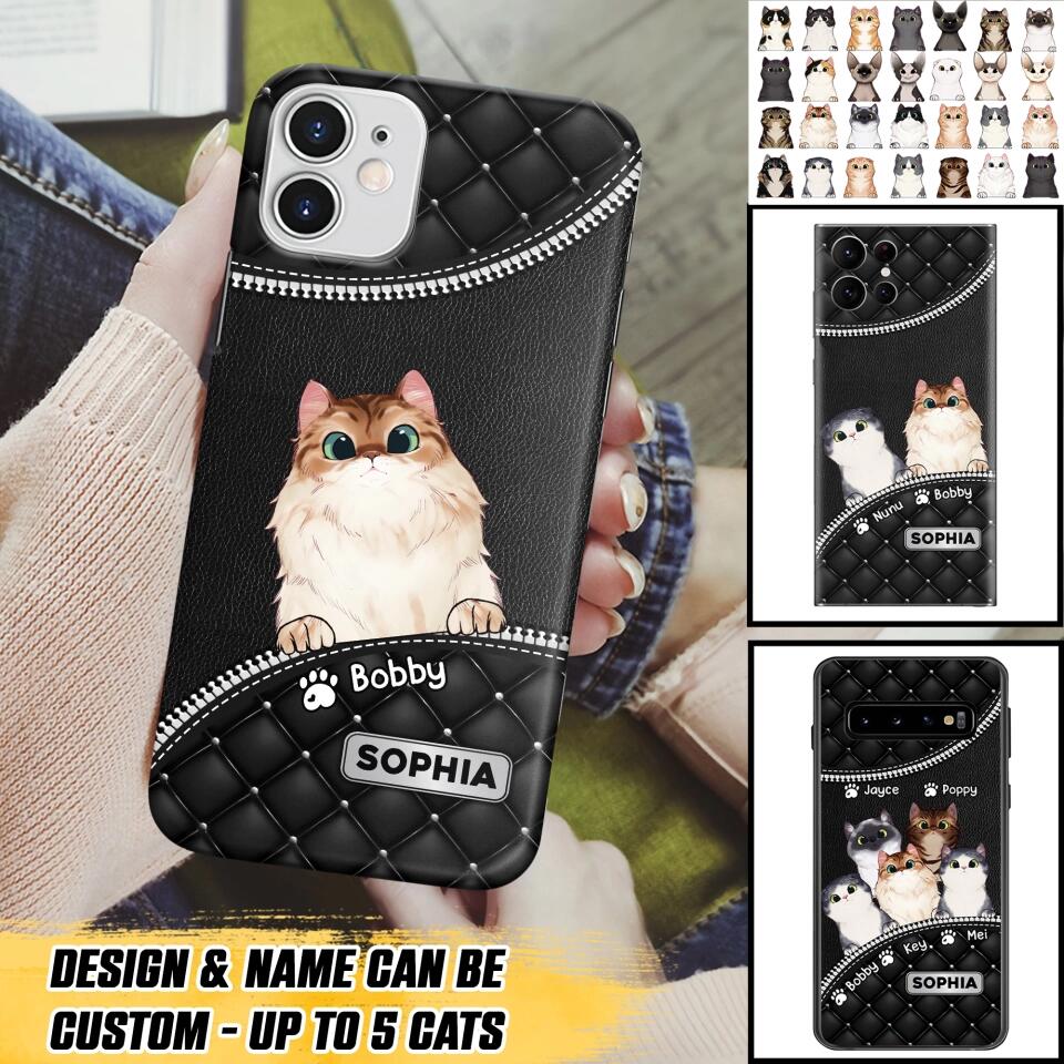 Personalized Cat Lovers 3D Printed Phonecase 22NOV-HQ11