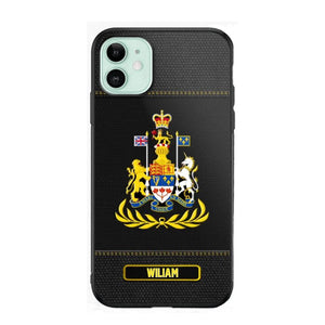 Personalized Canadian Police Rank Phonecase 22NOV-HQ12