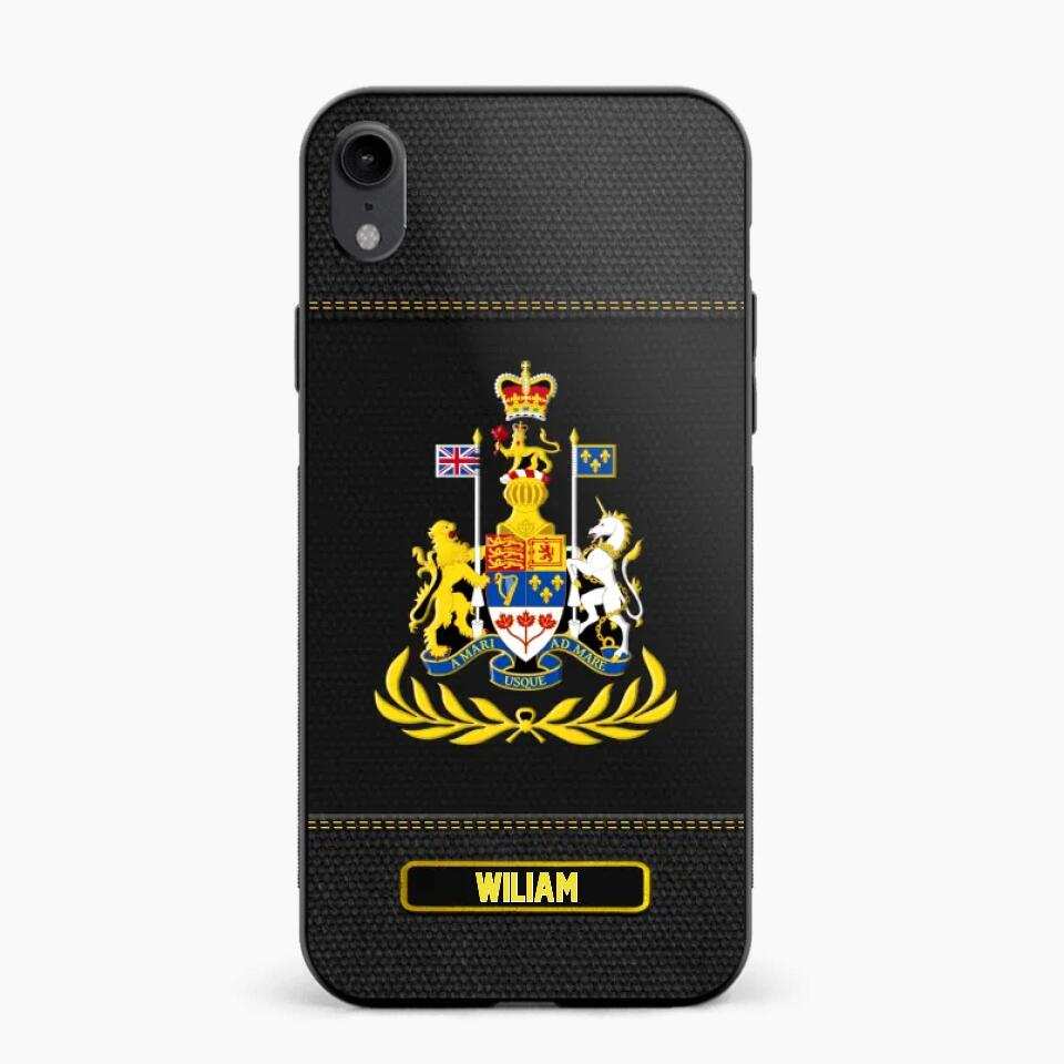 Personalized Canadian Police Rank Phonecase 22NOV-HQ12