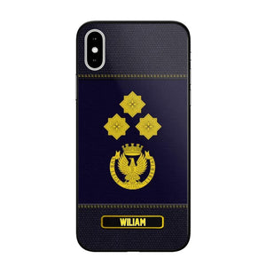 Personalized Italian Police Rank Phonecase 22NOV-HQ12