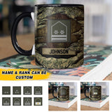 Personalized Austrian Solider/ Veteran Rank Camo Ceramics Mug 22NOV-HQ16