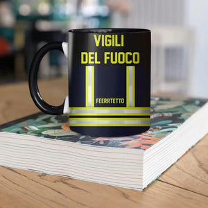 Personalized Italian Firefighter Ceramics Mug 22NOV-HQ17