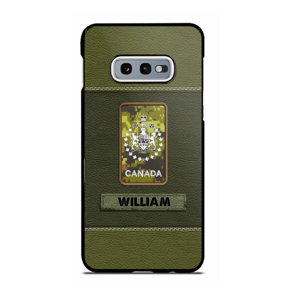 Personalized Canadian Veterans/Soldier Phone Case Printed QTHQ1811