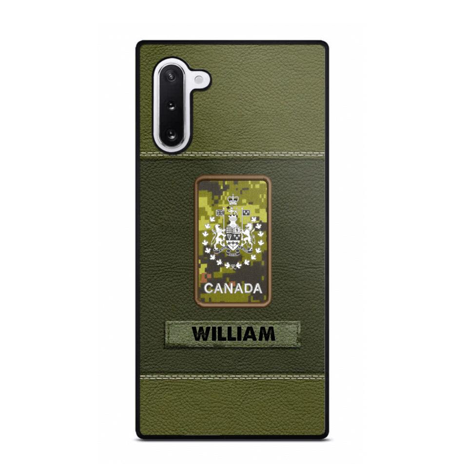 Personalized Canadian Veterans/Soldier Phone Case Printed QTHQ1811