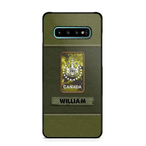 Personalized Canadian Veterans/Soldier Phone Case Printed QTHQ1811