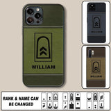 Personalized German Solider/ Veteran Camo Rank 3D Printed Phonecase QTHQ2111