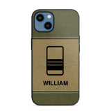 Personalized UK Solider/ Veteran Camo Rank 3D Printed Phonecase QTHQ2111