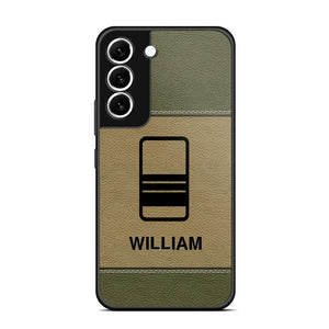 Personalized UK Solider/ Veteran Camo Rank 3D Printed Phonecase QTHQ2111