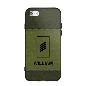 Personalized German Solider/ Veteran Camo Rank 3D Printed Phonecase QTHQ2111