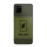 Personalized German Solider/ Veteran Camo Rank 3D Printed Phonecase QTHQ2111