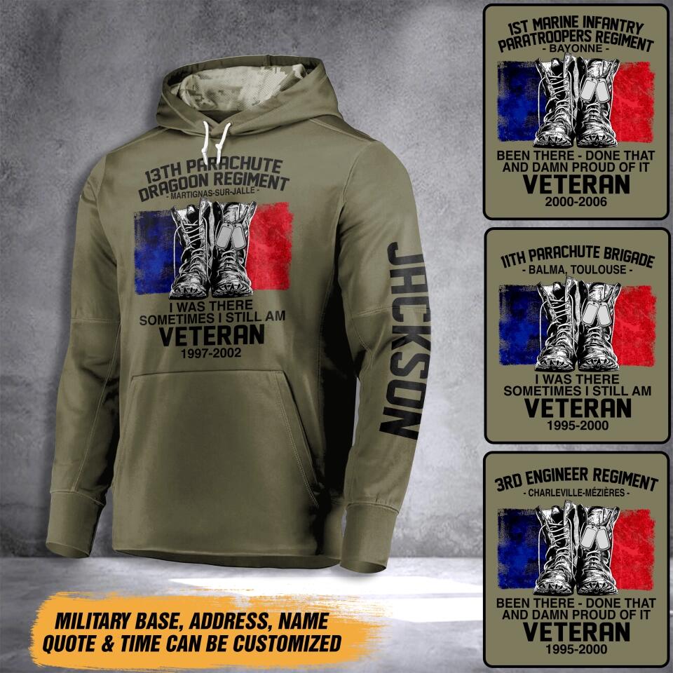 Personalized French Solider/ Veteran Hoodie 3D Printed 22NOV-DT25