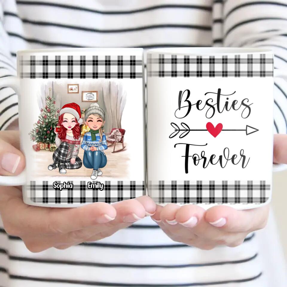 Personalized Soul Sisters Besties Forever Besties Gifts Christmas Caro Printed Mug 22NOV-DT28