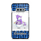 Personalized Snowman Grandma & Kid Name Christmas Phonecase 3D Printed 22DEC-HQ06