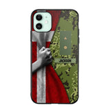 Personalized Danish Solider/Veteran Rank Camo Phonecase 3D Printed 22DEC-HY07