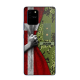 Personalized Danish Solider/Veteran Rank Camo Phonecase 3D Printed 22DEC-HY07