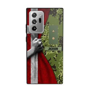 Personalized Danish Solider/Veteran Rank Camo Phonecase 3D Printed 22DEC-HY07