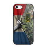 Personalized Netherlands Solider/Veteran Rank Camo Phonecase 3D Printed 22DEC-HY07