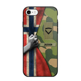 Personalized Norwegian Solider/Veteran Rank Camo Phonecase 3D Printed 22DEC-HY07