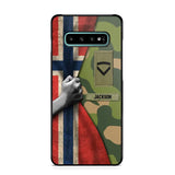 Personalized Norwegian Solider/Veteran Rank Camo Phonecase 3D Printed 22DEC-HY07