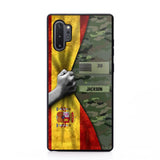 Personalized Spanish Solider/Veteran Rank Camo Phonecase 3D Printed 22DEC-HY07