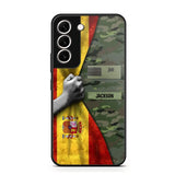 Personalized Spanish Solider/Veteran Rank Camo Phonecase 3D Printed 22DEC-HY07