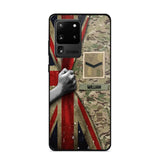 Personalized UK Solider/Veteran Rank Camo Phonecase 3D Printed 22DEC-HY07