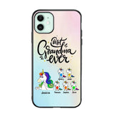 Personalized Best Grandma Ever Unicorn Kid Name Phonecase 3D Printed PNHY1212