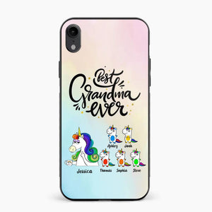 Personalized Best Grandma Ever Unicorn Kid Name Phonecase 3D Printed PNHY1212