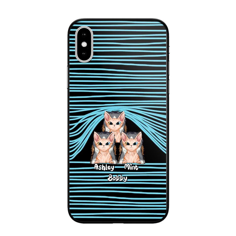 Personalized Cat Lovers Phonecase 3D Printed PNDT1212