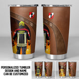 Personalized Austrian Firefighter Uniform Tumbler Printed 22DEC-DT12