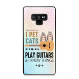 Personalized That's What I Do I Pet Cats And Play Guitars Phonecase 3D Printed PNHY1312