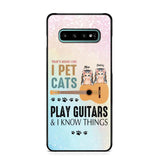 Personalized That's What I Do I Pet Cats And Play Guitars Phonecase 3D Printed PNHY1312