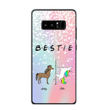 Personalized Bestie Unicorn Phonecase 3D Printed PNDT1312