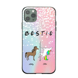 Personalized Bestie Unicorn Phonecase 3D Printed PNDT1312