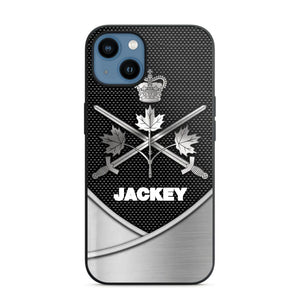 Personalized Canadian Solider/ Veteran Phonecase 3D Printed 22DEC-HQ13