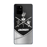 Personalized Canadian Solider/ Veteran Phonecase 3D Printed 22DEC-HQ13