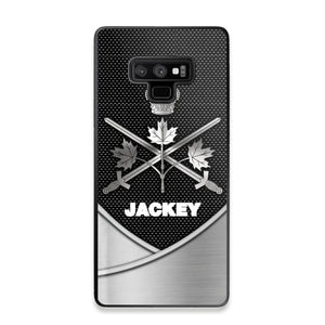 Personalized Canadian Solider/ Veteran Phonecase 3D Printed 22DEC-HQ13