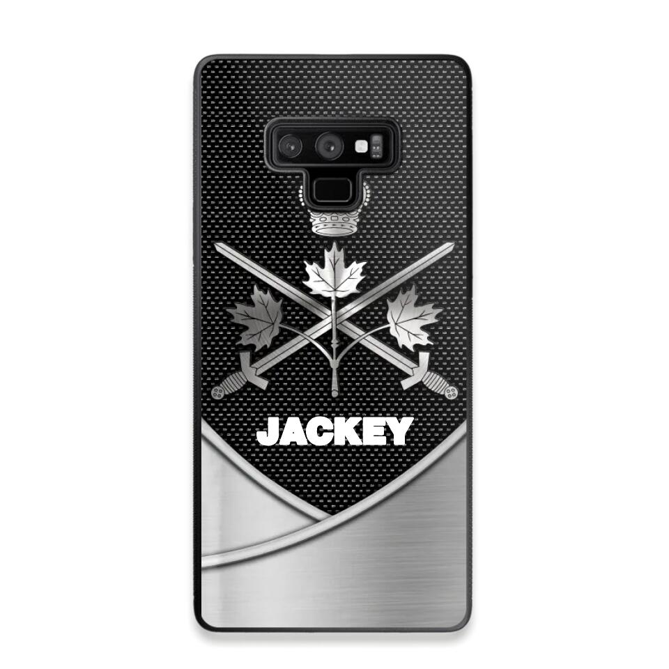 Personalized Canadian Solider/ Veteran Phonecase 3D Printed 22DEC-HQ13