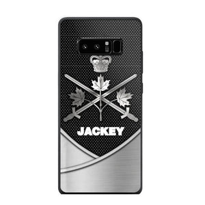 Personalized Canadian Solider/ Veteran Phonecase 3D Printed 22DEC-HQ13