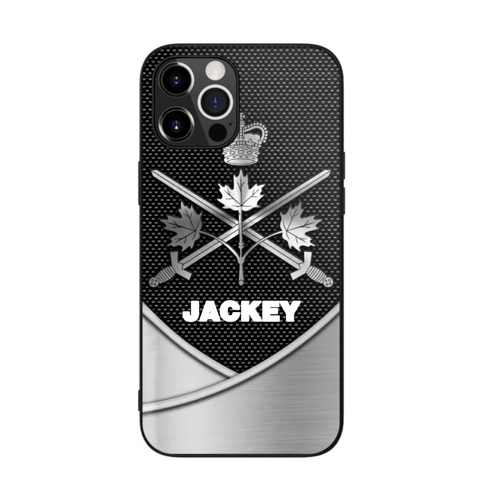 Personalized Canadian Solider/ Veteran Phonecase 3D Printed 22DEC-HQ13