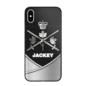 Personalized Canadian Solider/ Veteran Phonecase 3D Printed 22DEC-HQ13