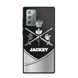 Personalized Canadian Solider/ Veteran Phonecase 3D Printed 22DEC-HQ13