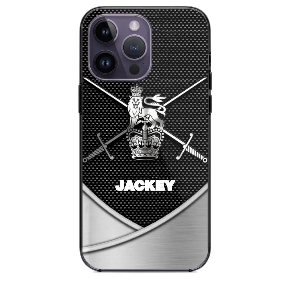 Personalized British Solider/ Veteran Phonecase 3D Printed 22DEC-HQ13